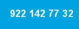 922 142 77 32 922 142 77 32